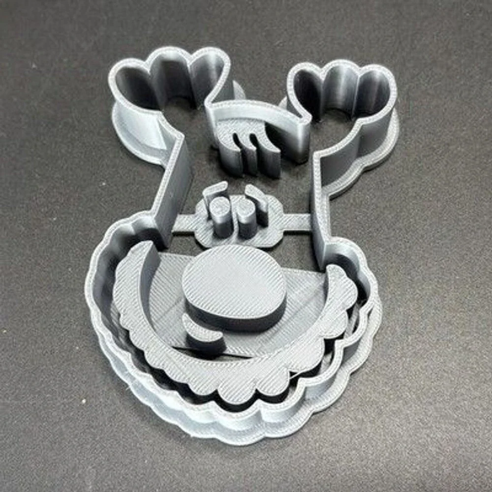 Christmas Custom 3DPrint Cookie Cutters Unique designs baking perfect for gifts